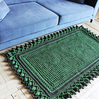 Air Chocolate is a detailed pattern for a rectangle carpet (rug).