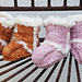 Suede Baby Booties: Knit photo 4