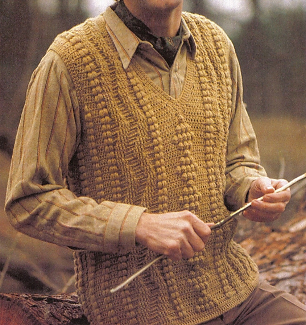 Ravelry Aran Vest pattern by Marshall Cavendish Ltd.