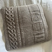 Love Cable Pillow pattern 