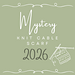 Mystery Knit Scarf 2026 pattern 