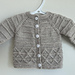 The Diamond Cardigan pattern 