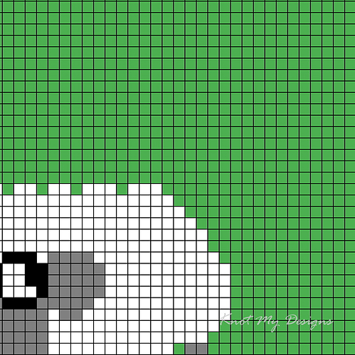 Ravelry: C2C Expressive Sheep Blanket Graph pattern by Apeksha Prasad