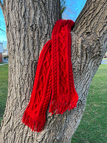 Ravelry: Scarlet Swift Scarf pattern by Maggie Ritchie