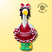 Cheerleader Porch Goose pattern 