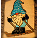 Mosaic Skiing gnome pattern 