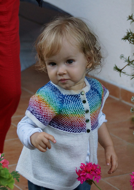 Texture in colors cardigan