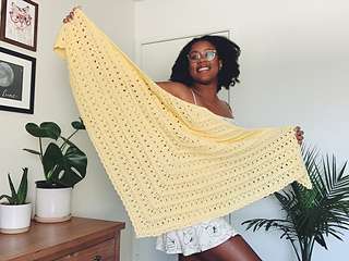 Primrose and Proper Easy Triangle Shawl