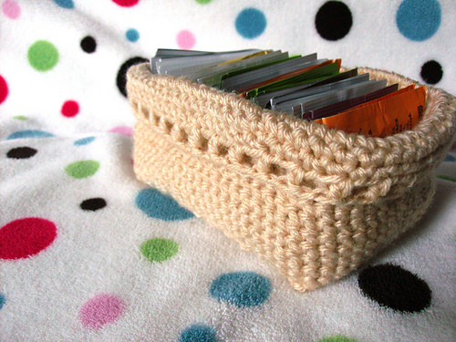 27-G741C Kirakira Hemp Rectangular Basket photo 3