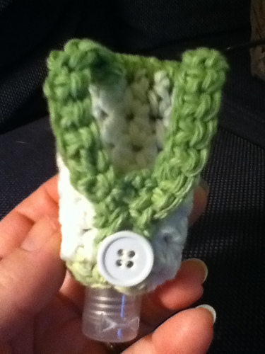 Backpack Style Crochet Hand Sanitizer Holder photo 2