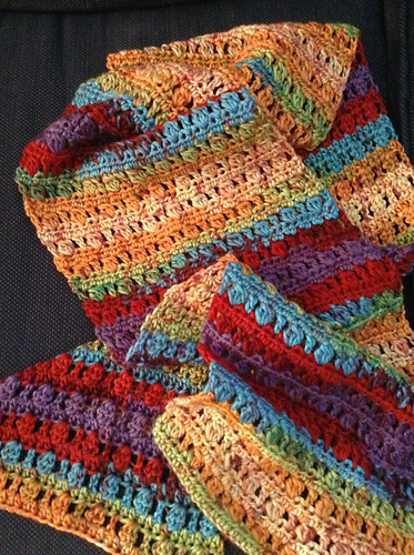 Simple Cluster Stitch Scarf photo 1
