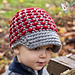 Chunky Crunchy Newsboy Hat pattern 