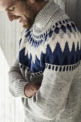 Men's Yoke Genser Novita 7 Veljestä - Novita Knits