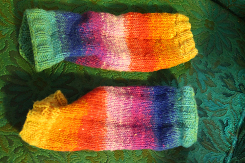 Rainbow Mosaic Legwarmers photo 2