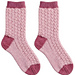 Double Moss Socks pattern