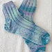 Garter Rib Socks pattern 