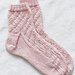 Diagonal Rib Socks pattern
