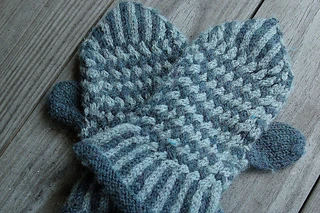Woven mittens