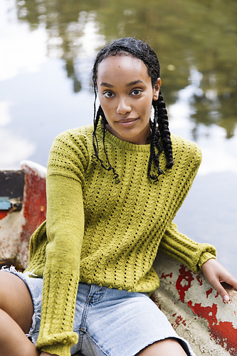 NULLUS 23aw Meshed Gradient Stripes ニット Ravelry: Glow pattern by Imke von nathusius