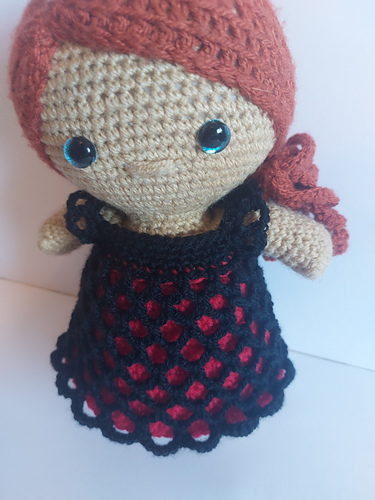 Weebee Doll - Ode to Rose Dress - Laura Tegg