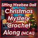 Sitting Weebee Doll - Christmas MCAL 2025 pattern 