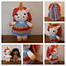 Weebee Doll - Dress Me Up Unicorn pattern 