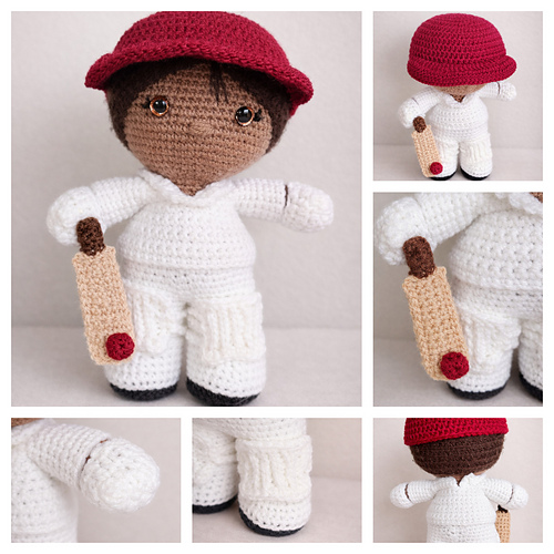 Weebee Doll - Cricket Outfit