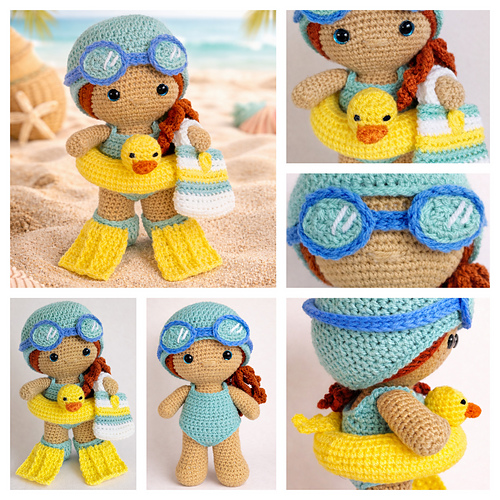 Weebee Doll - Sunny Day Swim Set