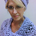 Criss-Cross Slouch Ponytail Hat & Infinite Shawl photo 3