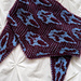 Slasher Shawlette pattern 