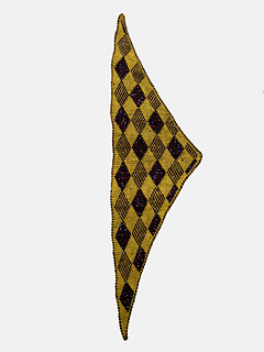 Harlequin Gambit, Side A: the complete diamond face with i-cord edges.