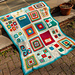 Granny Square Sampler Afghan pattern