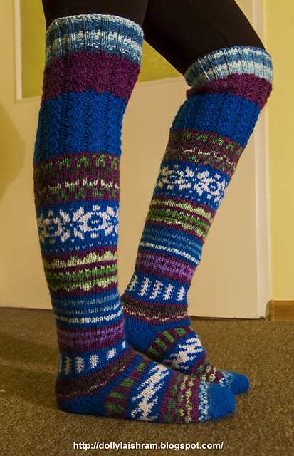 Multicolor Long Sock
