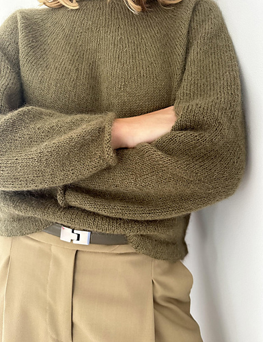 Plain Yoke Bluse - LE KNIT by Lene Holme Samsøe