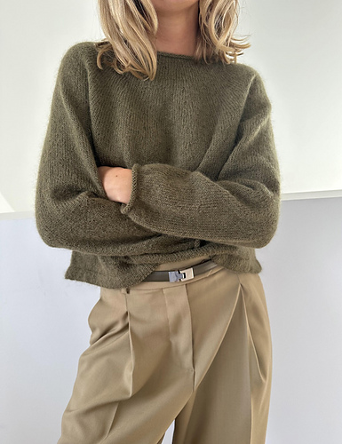 Plain Yoke Bluse - LE KNIT by Lene Holme Samsøe