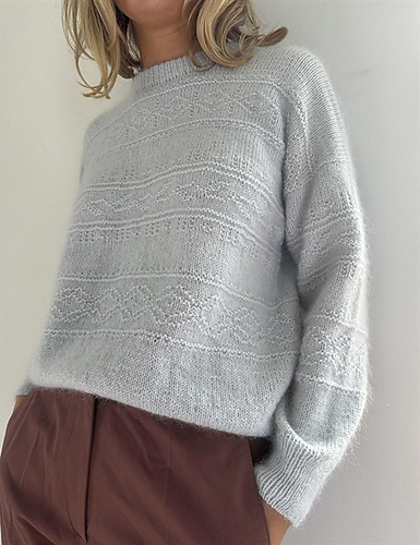 Porcelain Damask Genser - LE KNIT by Lene Holme Samsøe
