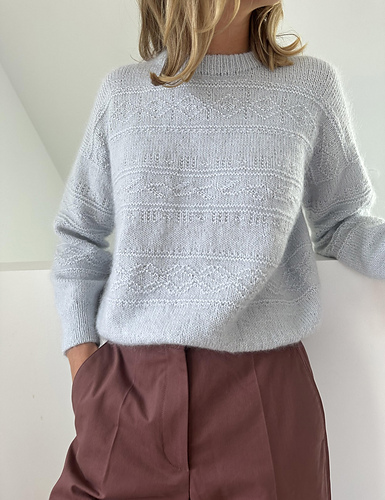 Porcelain Damask Genser - LE KNIT by Lene Holme Samsøe