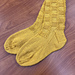 Jacob's Ladder Socks pattern 
