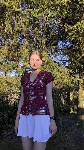 Ravelry: Filet crochet rose top pattern by leisurecrafted