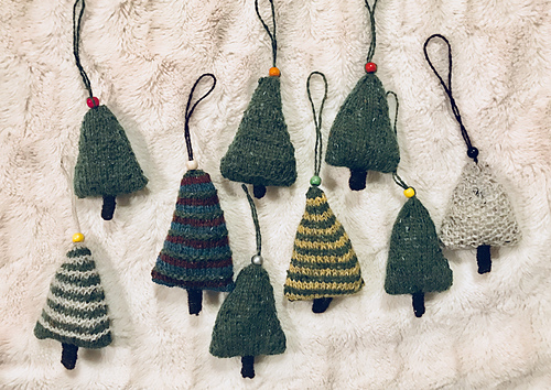 Strikka juletre - Lena Kristine Kvile