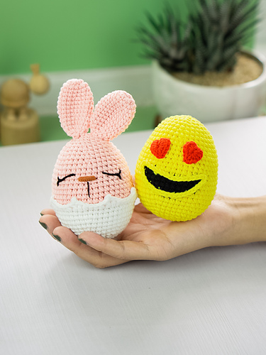 Emoji Bunny Easter Eggs