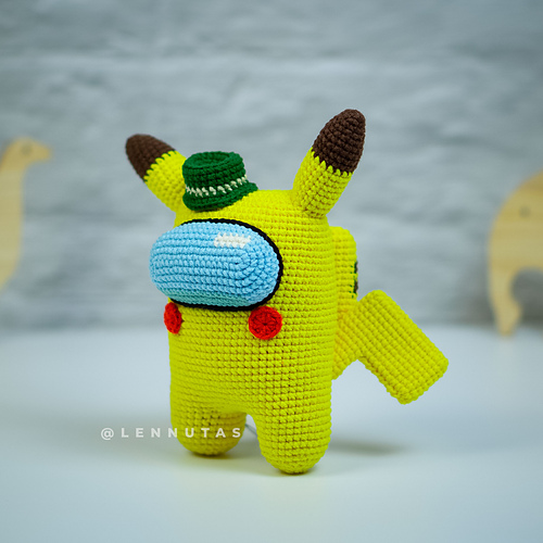 Among Us Pikachu Pokémon - Thao Nguyen Lennutas