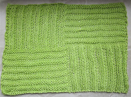 Sleeves turned Square Dishcloth photo 1