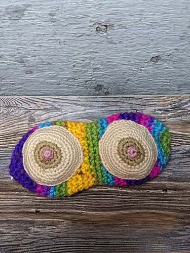 Lewd Boobie Sleep Mask - Rachel Berg