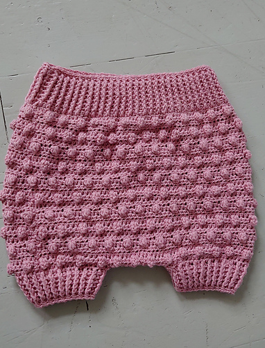 Poppa babyromper og kyse - Hekletante design