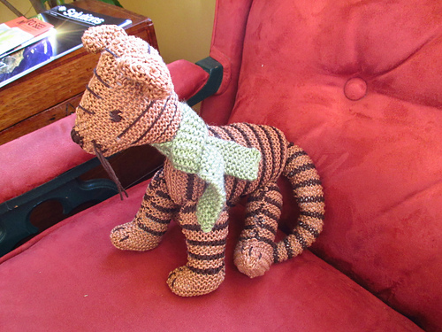 Toy Tiger in Cotton photo 3