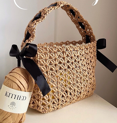 Bag: Raffia Summer Tote