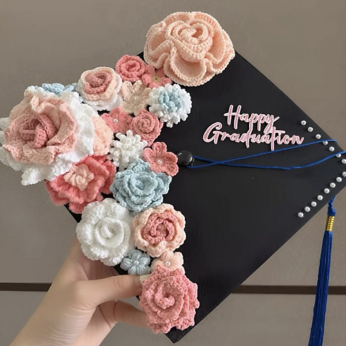 Graduation Cap Floral