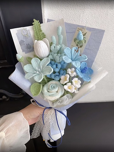 Blue Blossom Bouquet