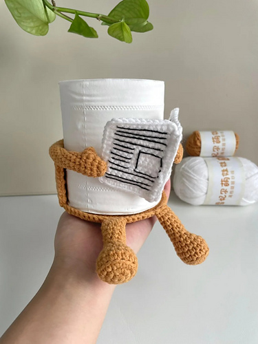 Newspaper Reader Tissue Holder